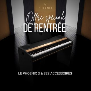 La rentrée sous le signe de l’excellence 🎹
A l’occasion de la rentrée, Piano Phoenix vous propose une offre exceptionnelle sur son modèle Phoenix S. 
Un piano conçu pour allier élégance, sensation de jeu et richesse sonore, désormais accessible avec ses accessoires essentiels. 
Jusqu’au 30 octobre, offrez-vous une expérience musicale sans compromis avec plus de 600€ d’avantages inclus : 
✨ Stand pliable offert
✨ Pupitre offert 
✨ Livraison offerte en France métropolitaine
Un ensemble pensé pour votre pratique musicale pour 5 680 € au lieu de 6 280 €. 
Rejoignez la communauté des Phoenixiens et vivez la musique autrement. 
→ Rendez-vous sur notre site internet 
 #pianophoenix #offrederentree #madeinfrance #OffreExclusive